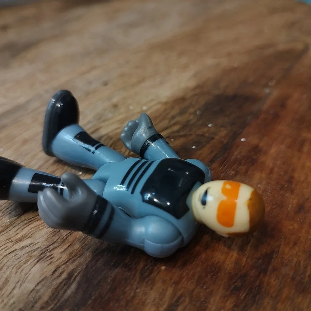 Imaginext Grey Astronaut Guy Man Mini Figure Rare From Space Shuttle Set Playset